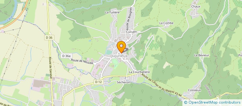 localisation de l'entreprise BUREAU D'ETUDES TECHNIQUES TAMARRI à JUJURIEUX