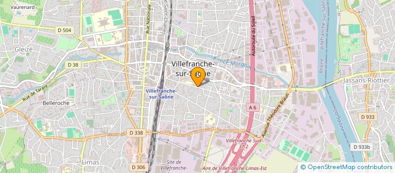 localisation de l'entreprise BUREAU D'EVALUATION JURIDIQUE ADMINISTRATIF COMMERCIAL INFORMATIQUE ECONOMIQUE à VILLEFRANCHE-SUR-SAONE