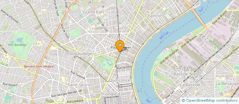 localisation de l'entreprise BUREAU D'EXPERTISE AQUITAINE CHARENTES à BORDEAUX