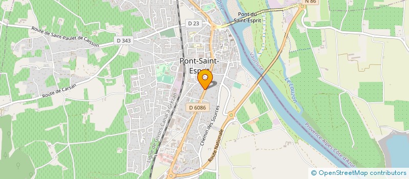 localisation de l'entreprise BUREAU D'EXPERTISE DE L'HABITAT à PONT-SAINT-ESPRIT