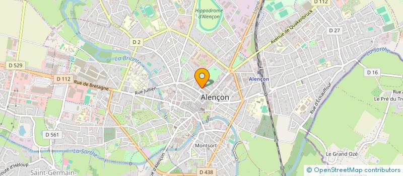 localisation de l'entreprise BUREAU D'INFORMATION JEUNESSE à ALENCON