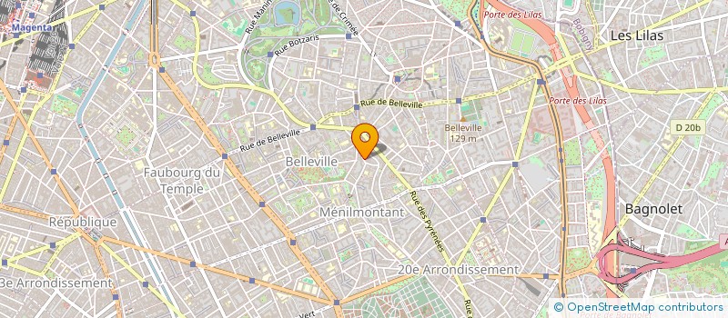 localisation de l'entreprise BUREAU D'INFORMATIONS INTERCOMMUNALES  PARIS