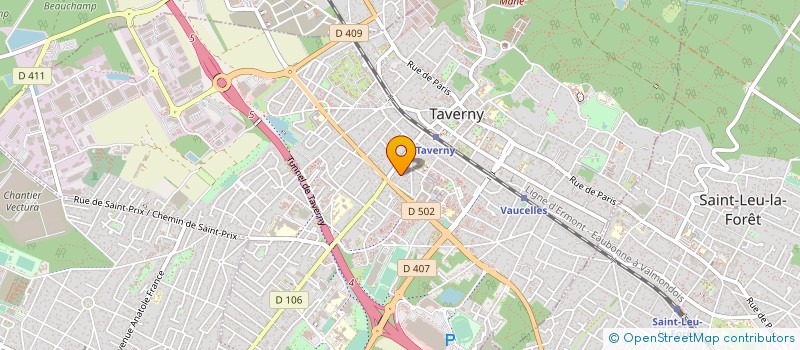 localisation de l'entreprise BUREAU D INGENIERIE ET DE FABRICATION MECANIQUE à TAVERNY