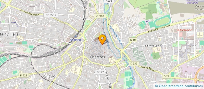 localisation de l'entreprise BUREAU D'INGENIERIE ET INSTALLATIONS INDUSTRIELLES à CHARTRES