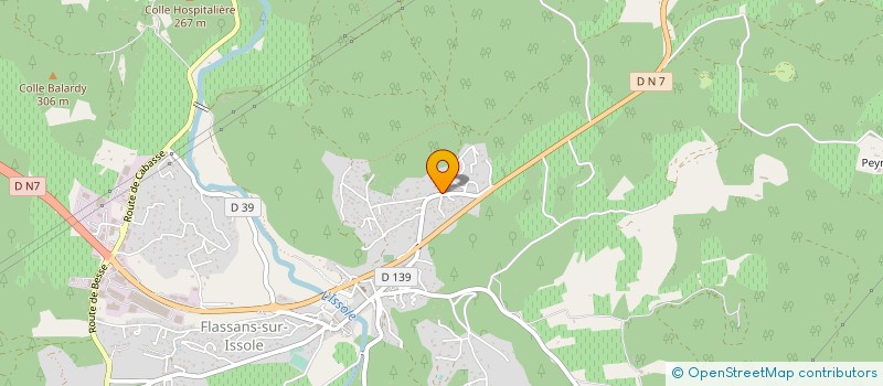 localisation de l'entreprise BUREAU D'INGENIERIE MEDITERRANEE  FLASSANS-SUR-ISSOLE