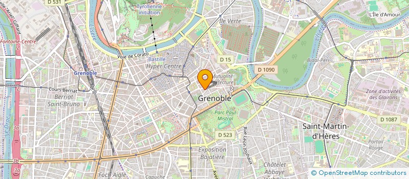 localisation de l'entreprise BUREAU D'INGENIEURS BRETAGNOLLE à GRENOBLE