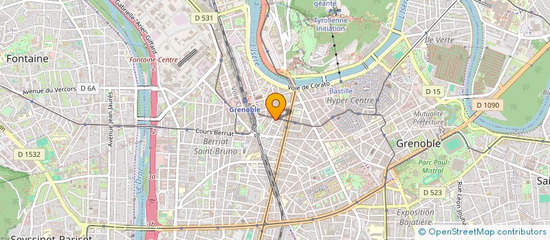 localisation de l'entreprise BUREAU DE CALCULS ET PROJETS GRENOBLOIS à GRENOBLE