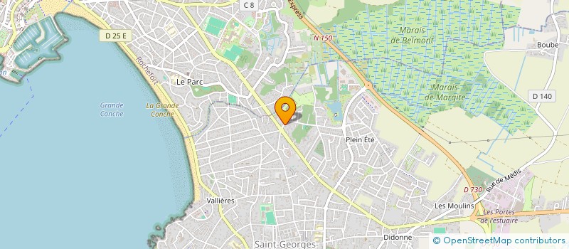 localisation de l'entreprise BUREAU DE CONTROLE AUGRY  SAINT-GEORGES-DE-DIDONNE