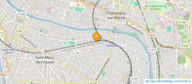 localisation de l'entreprise BUREAU DE CONTROLE CQFD DIAG à SAINT-MAUR-DES-FOSSES