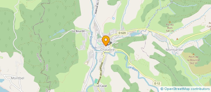 localisation de l'entreprise BUREAU DE CONTROLE OCCITAN à CHALABRE