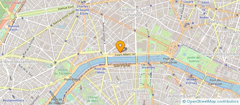 localisation de l'entreprise BUREAU DE COOPERATION AMBASSADE DU ZAIRE à PARIS