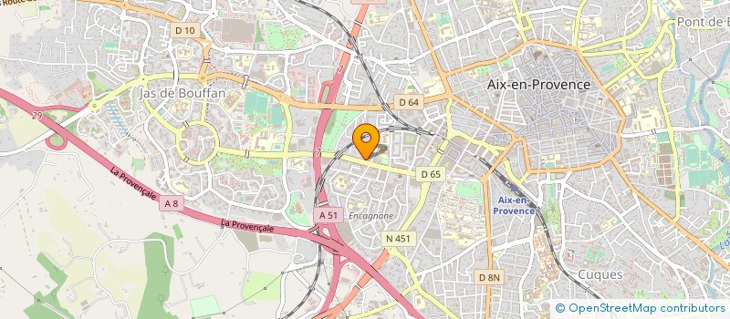 localisation de l'entreprise BUREAU DE COORDINATION DU BATIMENT GENER à AIX-EN-PROVENCE