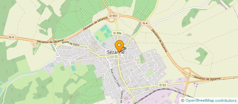 localisation de l'entreprise BUREAU DE COURTAGE MARNAIS  SEZANNE