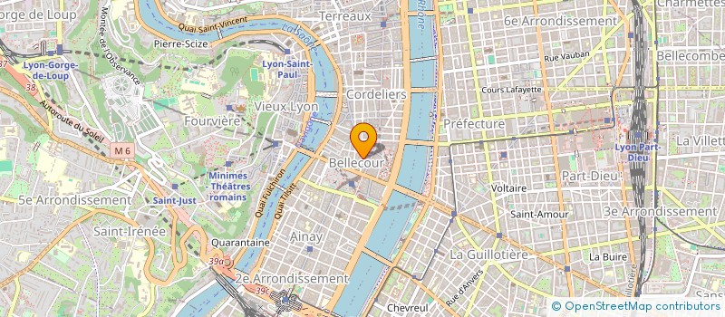 localisation de l'entreprise BUREAU DE COURTAGES LYONNAIS  LYON