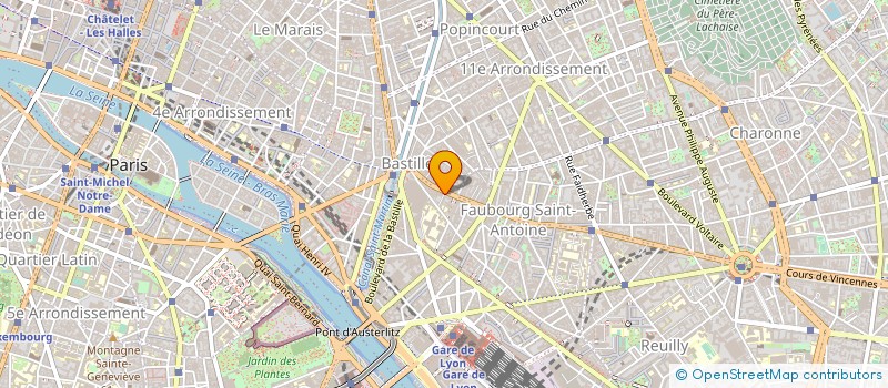 localisation de l'entreprise BUREAU DE DESSIN ET D'ETUDES  PARIS 12