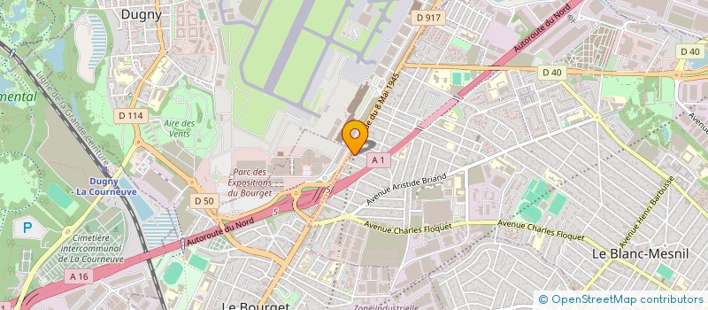 localisation de l'entreprise BUREAU DE GESTION ET DE CONSEIL à LE BLANC-MESNIL