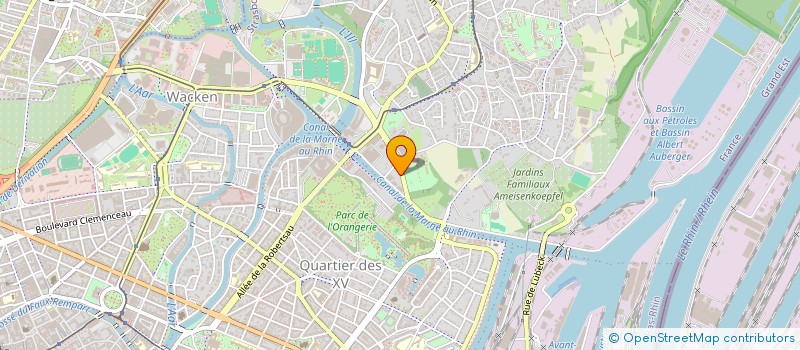 localisation de l'entreprise BUREAU DE L ATTACHE D EDUCATION AUPRES DU CONSULAT GENERAL DE TURQUIE à STRASBOURG