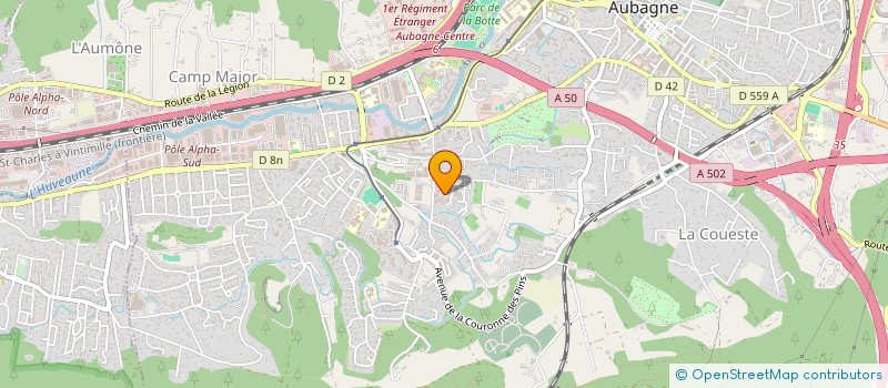 localisation de l'entreprise BUREAU DE L'EXPERTISE DE L'HABITAT 13 à AUBAGNE