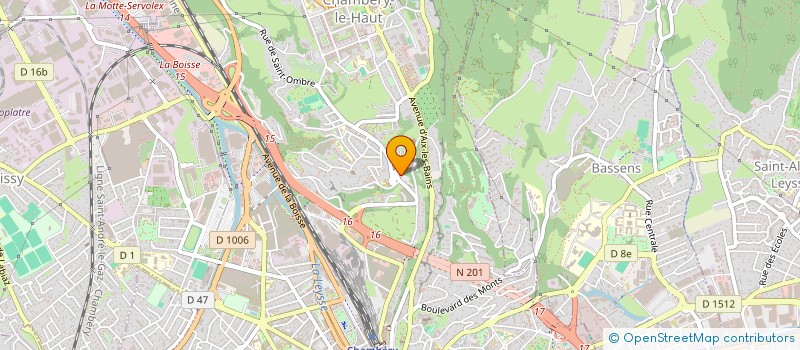 localisation de l'entreprise BUREAU DE LA PERFORMANCE ENERGETIQUE à CHAMBERY