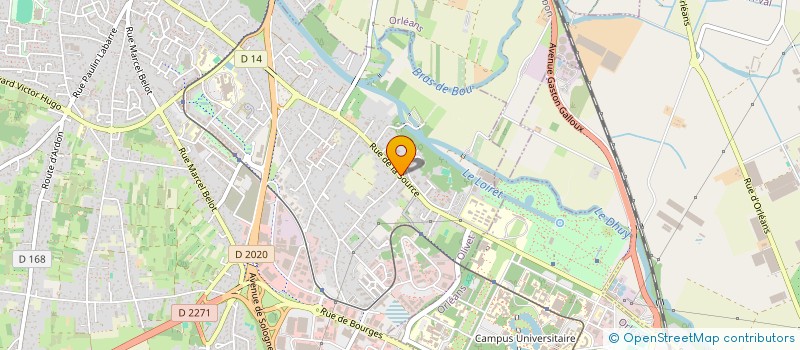 localisation de l'entreprise BUREAU DE LOCATION LORETTE  OLIVET