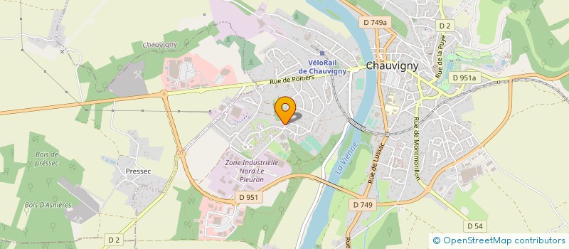 localisation de l'entreprise BUREAU DE NEGOCE INTERNATIONAL à CHAUVIGNY