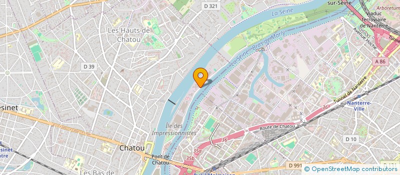 localisation de l'entreprise BUREAU DE NORMALISATION D EQUIPEMENTS NUCLEAIRE  CHATOU