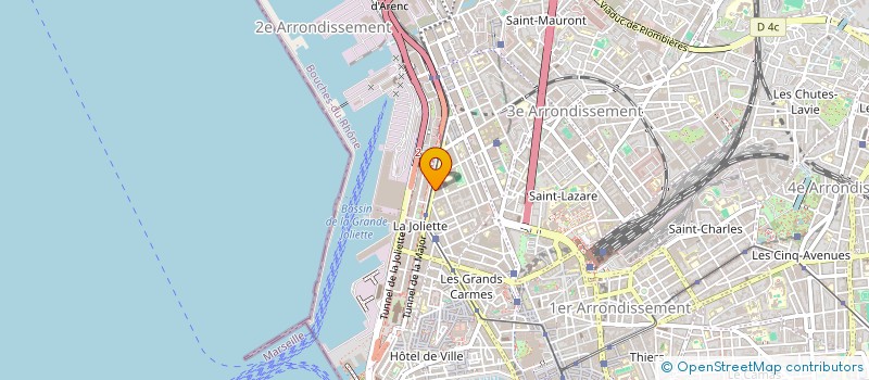 localisation de l'entreprise BUREAU DE PROGRAMMATION ET DE COORDINATION DES CONSTRUCTIONS PROVENCE à MARSEILLE
