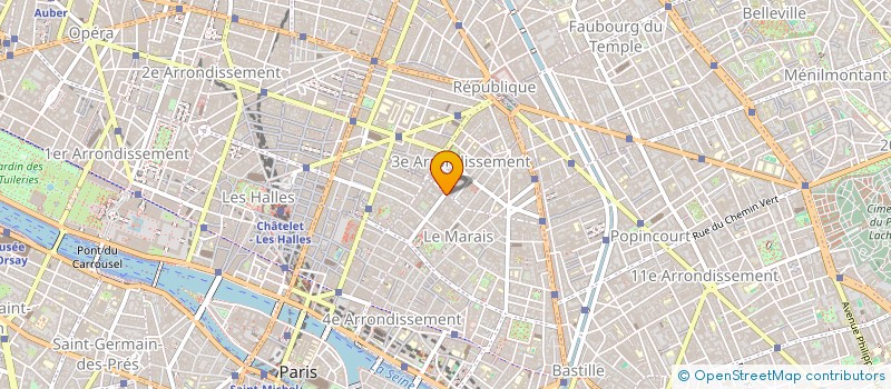 localisation de l'entreprise BUREAU DE PSYCHANALYSE CH. MELMAN.  PARIS