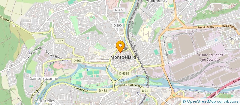 localisation de l'entreprise BUREAU DE RECOUVREMENT DE CREANCES à MONTBELIARD