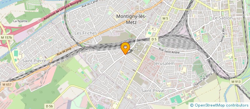 localisation de l'entreprise BUREAU DE TABAC MERMOZ  MONTIGNY-LES-METZ