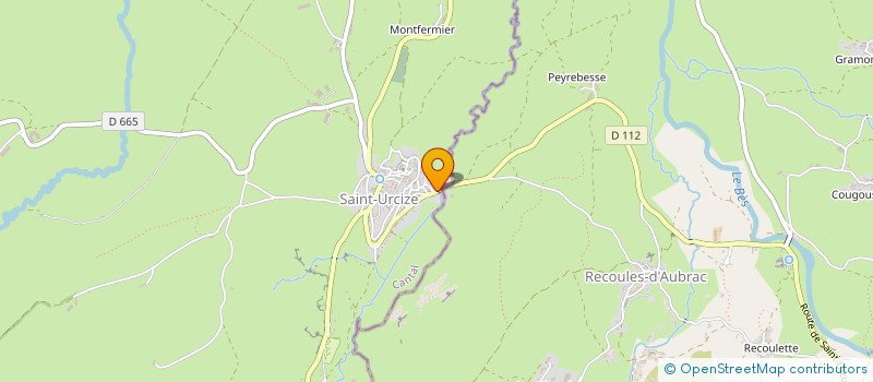 localisation de l'entreprise BUREAU DES ACCOMPAGNATEURS MONTAGNE DES MONTS D'AUBRAC à SAINT-URCIZE