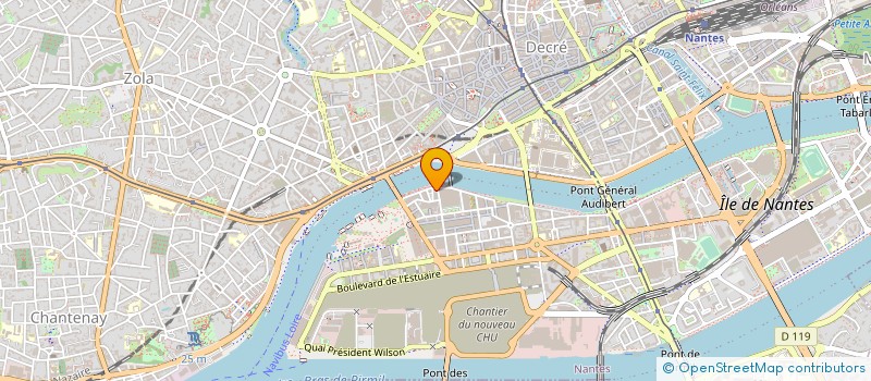 localisation de l'entreprise BUREAU DES AFFAIRES SOCIALES AUPRES DU CONSULAT GENERAL DE TURQUIE A NANTES à NANTES
