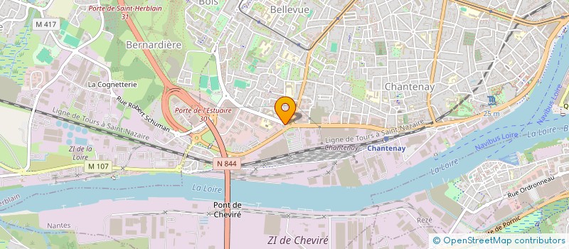 localisation de l'entreprise BUREAU DES APPRENANTS DU CFA IA à NANTES