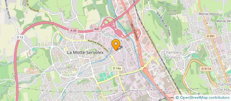 localisation de l'entreprise BUREAU DES APPRENANTS  POLE FORMATION UIMM DE SAVOIE  LA MOTTE-SERVOLEX