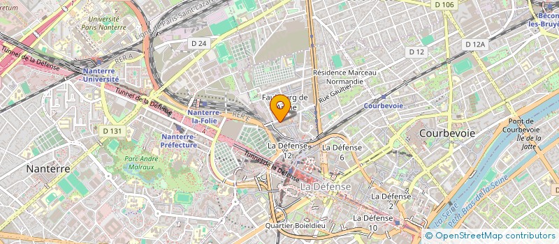 localisation de l'entreprise BUREAU DES APRRENTIS ET DES ANCIENS DE VINCI à COURBEVOIE