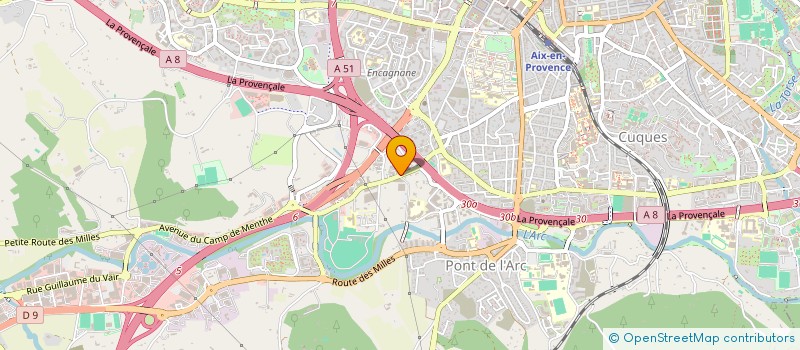 localisation de l'entreprise BUREAU DES ARTS DE L'ESSCA CAMPUS D'AIX-EN-PROVENCE  AIX-EN-PROVENCE