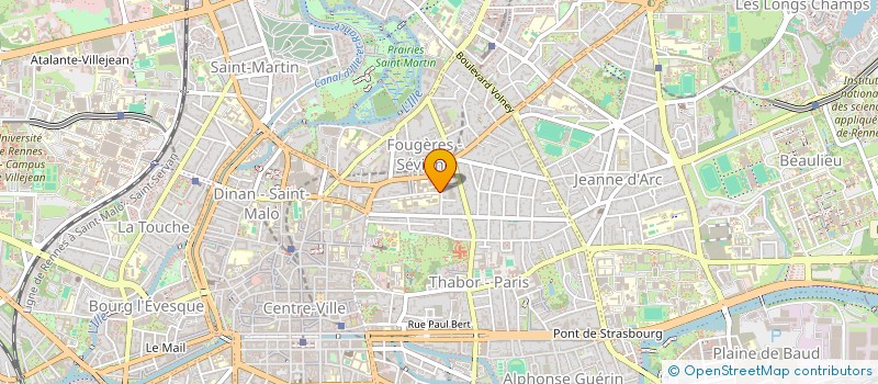 localisation de l'entreprise BUREAU DES ARTS DE L'IGR-IAE  RENNES