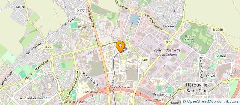localisation de l'entreprise BUREAU DES ARTS - IAE CAEN à CAEN