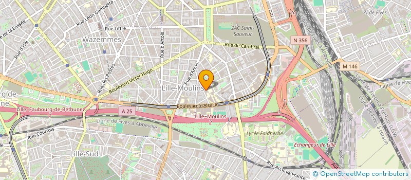 localisation de l'entreprise BUREAU DES ARTS LILLOIS  LILLE