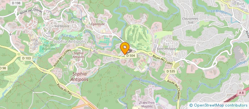 localisation de l'entreprise BUREAU DES ARTS POLYTECH NICE SOPHIA  BIOT