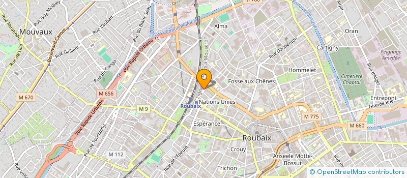 localisation de l'entreprise BUREAU DES ARTS TC ROUBAIX à ROUBAIX