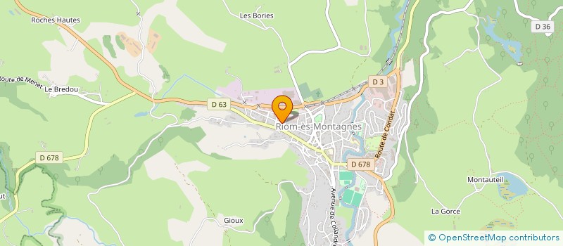 localisation de l'entreprise BUREAU DES CHEVAUX LOURDS DE RIOM ES MONTAGNES à RIOM-ES-MONTAGNES