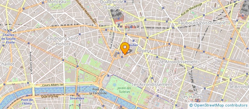 localisation de l'entreprise BUREAU DES CONCERTS DE PARIS à PARIS
