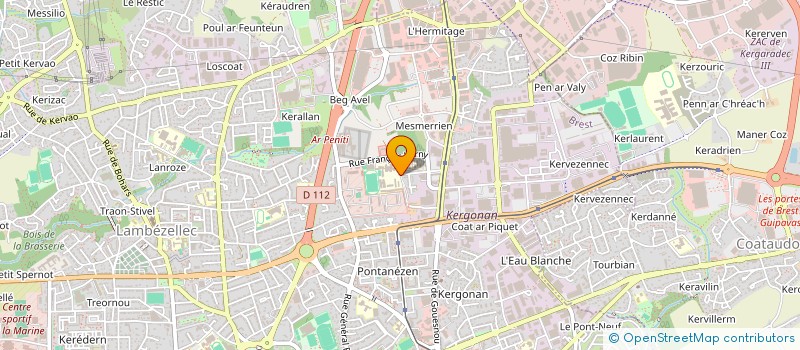 localisation de l'entreprise BUREAU DES ELEVES DE L'ECOLE NATIONALE SUPERIEURE DES TECHNIQUES AVANCEES à BREST