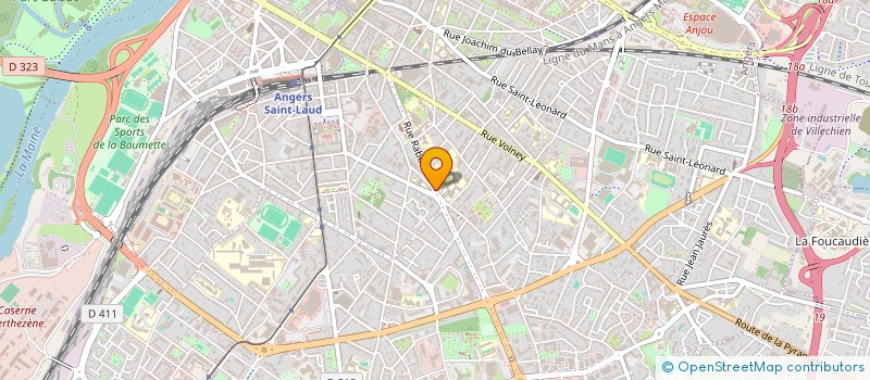 localisation de l'entreprise BUREAU DES ELEVES DE L'ECOLE SUPERIEURE D'AGRICULTURE D'ANGERS à ANGERS