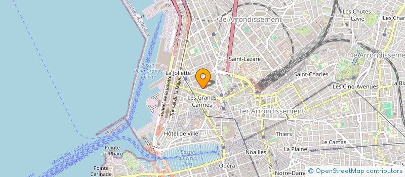 localisation de l'entreprise BUREAU DES ELEVES DE L'ECOLE SUPERIEURE DE COMPTABILITE ET DE GESTION MARSEILLE à MARSEILLE