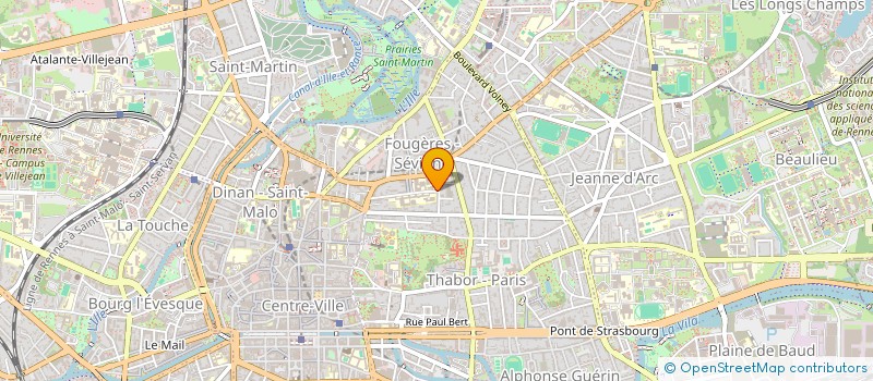 localisation de l'entreprise BUREAU DES ELEVES DE L'I.G.R.  RENNES