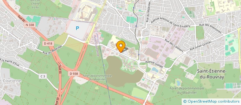 localisation de l'entreprise BUREAU DES ELEVES DE L'INSA DE ROUEN  SAINT-ETIENNE-DU-ROUVRAY