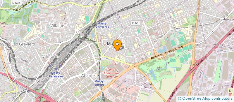 localisation de l'entreprise BUREAU DES ELEVES DE L'INSTITUT POLYTECHNIQUE DE PARIS à MASSY