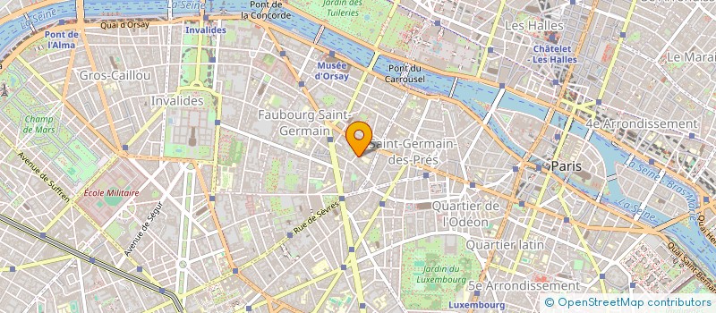 localisation de l'entreprise BUREAU DES ELEVES DE SCIENCES PO  PARIS